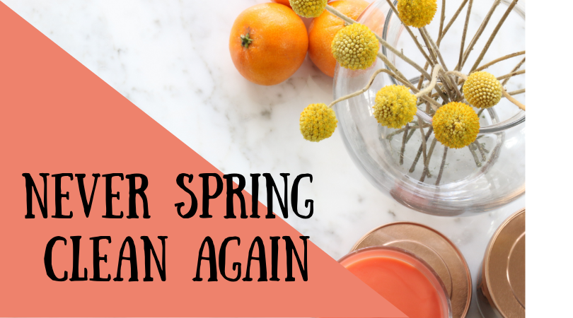 Never Spring Clean Again