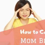 mom holding head in pain, mom brain