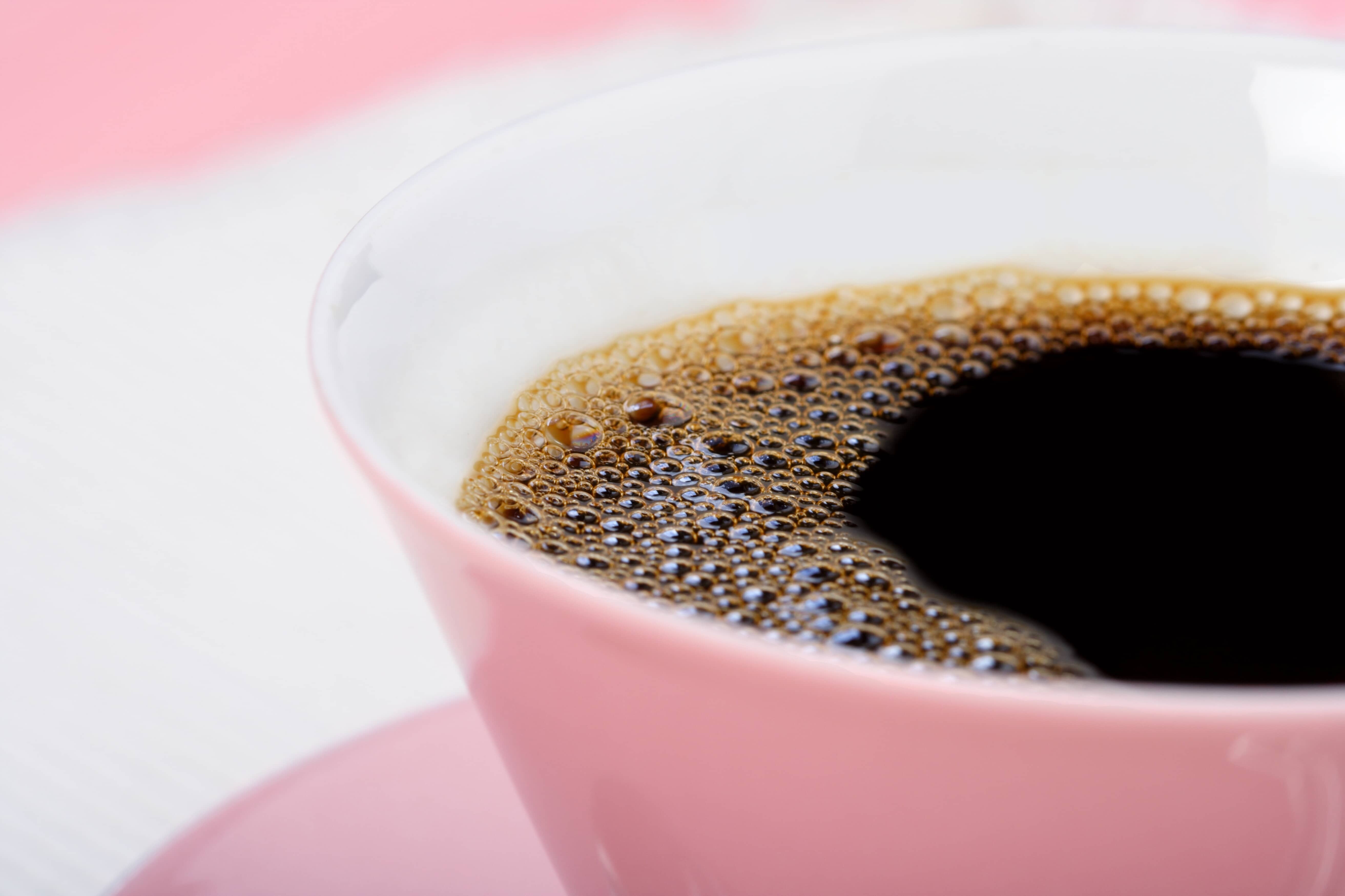 pink coffee cup I can't start a morning right without my hot cup of coffee
