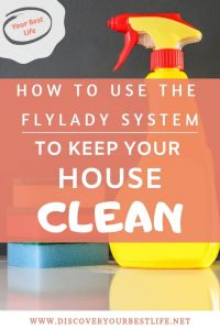 how to use the FlyLady system to keep your house clean