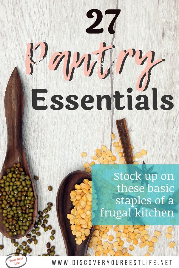 Keep this list of frugal pantry staples close by the next time you go shopping. Having these items stocked up in your pantry will help you run a more frugal kitchen.